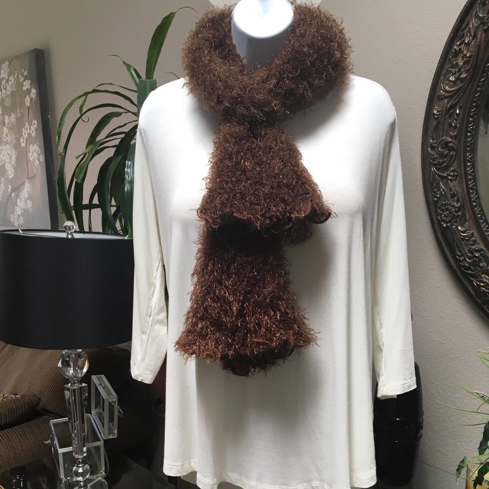 Scarf with Matching Gloves